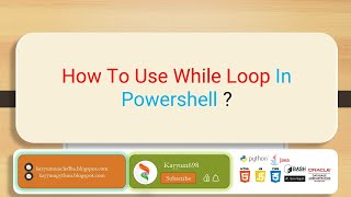 How To Use While Loop In Powershell ? #powershell #windows11