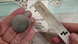 Metal Stamping Basic Skills - How To Hand Polish Aluminium Stamping Blanks without Power tools