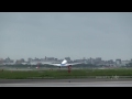 福岡空港 ana boeing 777 281 ja8197 take off at fukuoka airport （全日空）