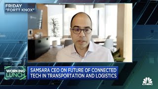 Samsara CEO Sanjit Biswas on Tech for Logistics in a Slowdown: CNBC Working Lunch