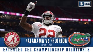 SEC Championship Extended Highlights: #1 Alabama Crimson Tide vs #7 Florida Gato