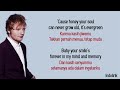 Ed Sheeran – Thinking Out Loud | Lirik Lagu Terjemahan