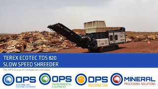 Terex Ecotec Slow Speed Shreeder TDS 820