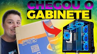 Unboxing do gabinete RISE MODE GALAXY GLASS [PC Gamer - Parte 1]