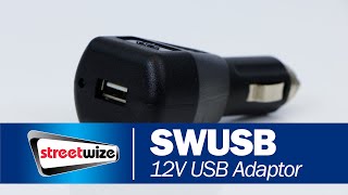 Streetwize 12V USB Adaptor - SWUSB