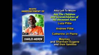 Charles Andrew ~ Long Obituary