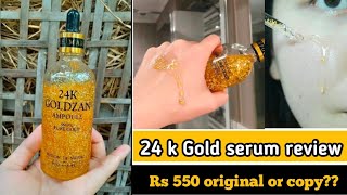 24k gold serum || goldzan ampoule gold serum review and use