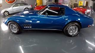 1969 Corvette Coupe - Blue/Blue, L46 350hp, 4-Speed - Seven Hills Motorcars