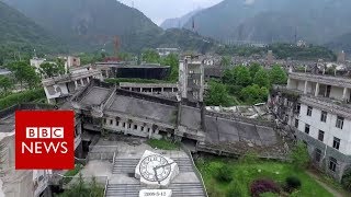Sichuan earthquake: The ghost town visited by millions - BBC News