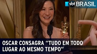 Oscar consagra "Tudo em Todo Lugar ao Mesmo Tempo" | SBT Brasil (13/03/23)