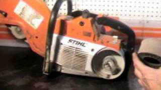 The chainsaw guy shop talk STihl TS 460 9 27