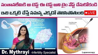 సంతానలేమికి ఇది బెస్ట్ ఛాయస్ || Role of Laparoscopy in Infertility || Mythri Sri Fertility Centre