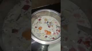 Raw milk fruit salad#shivarathrispecial#prasadam#rawmilkfruitsalad#shortvideo#shorts#godshiva#short