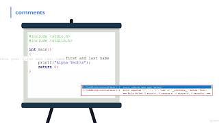 C Comments | Comments in C Programming Language - | Single Line Vs Multiple Line comment - English