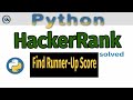 Solving HackerRank Challenges: Finding the Runner-Up Score in Python