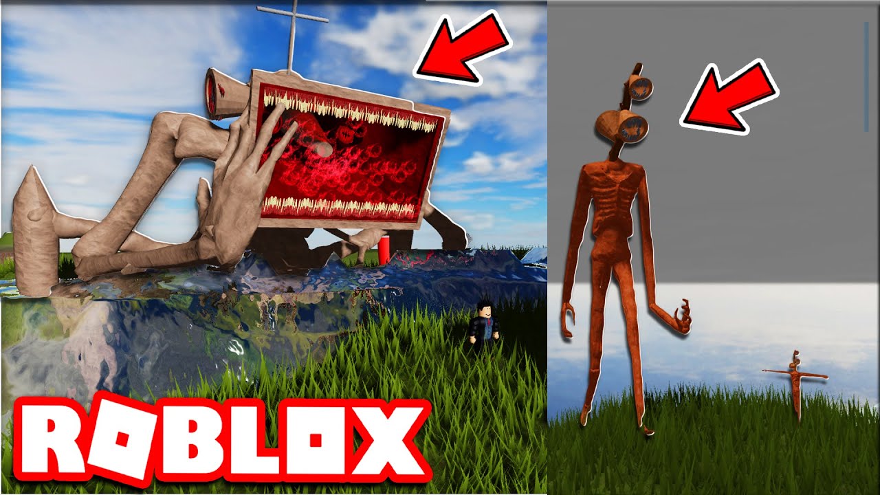 NEW TREVOR HENDERSON CREATURES ACCURATE G MOD SIREN HEADS IN ROBLOX ...