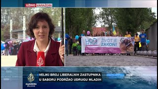 U Varaždinu održan prvi ovogodišnji Hod za život, kontraprotest Udruge mladih