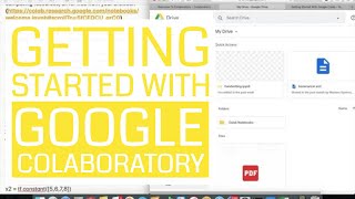 Getting Started with Google Colaboratory