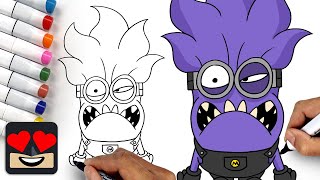 How To Draw Evil Minion for Beginners