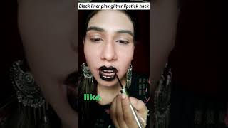 I tried viral glitter lipstick hack#shorts#trending#viral#trendingshorts#youtubeshort#hack#video