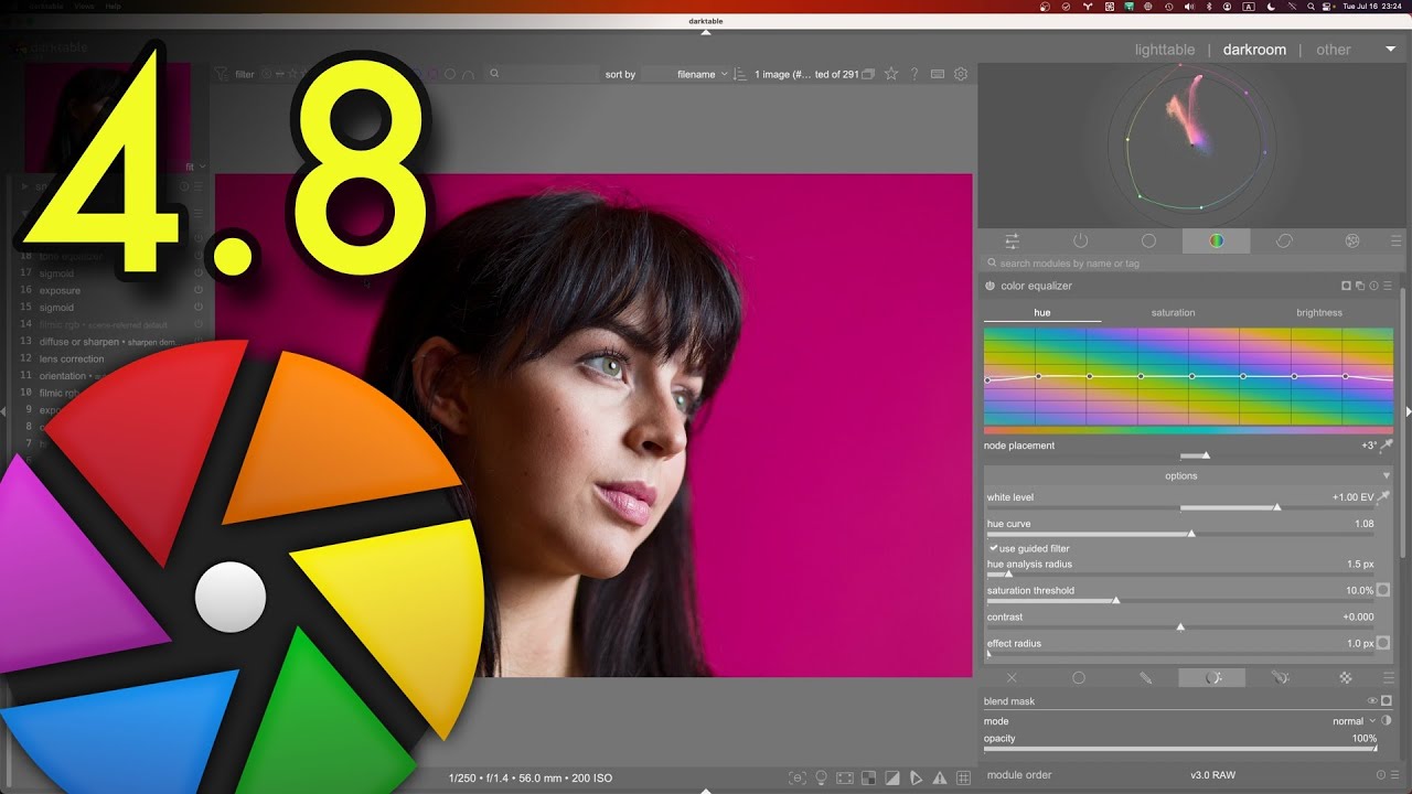 New Features In Darktable 4 8 Youtube