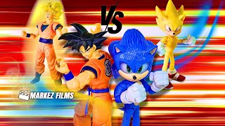 SONIC vs GOKU [Stop-Motion Battle]