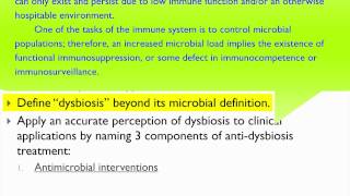 2016 ICHNFM: Dr Vasquez introduces Dysbiosis and Microbiome