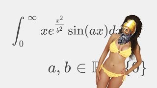 Dear Amiram, here's your desired Integral boi ( xe^-x^2sin(x) and e^-x^2cos(x) improper )