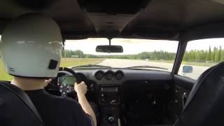 Datsun 240z vq35de MRIDE @ åmsele SS 2016-07-03