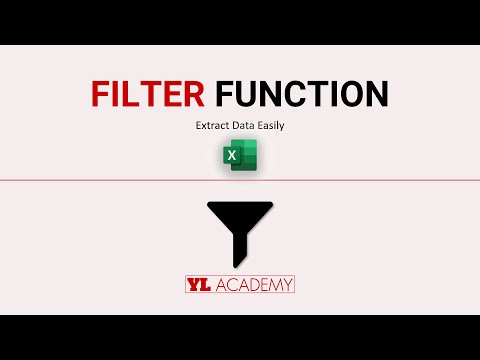 MS Excel - Filter Function | Excel Tutorial