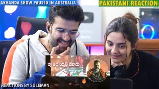Pakistani Couple Reacts Akhanda Show Paused In Australia, Requested Fans To Control Their Excitement