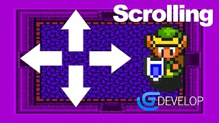 ZELDA Scrolling made in Gdevelop