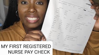 My first Paycheck As A New Graduate Nurse | Psych Nurse| iamjustgeorgiak