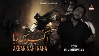 Akbar Nahi Raha - Ali Mukhtar Khan | Noha Mola Ali Akbar As - New Nohay 2022