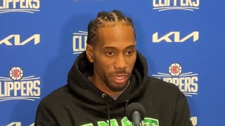 Kawhi Leonard Reacts To Being Benched Late In Loss Against LeBron James, Lakers