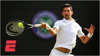 Novak Djokovic handles Ugo Humbert to advance to Wimbledon quarterfinals | 2019 Wimbledon Highlights