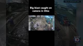 Big blast caught on camera in Ohio #explosion #ohio
