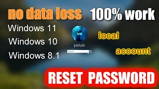 How To Reset Forgotten Password In Windows 11, 10, 8.1 ➡️Without Losing Data➡️Without programs[2023]