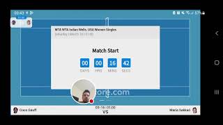 Gauff vs Sakkari Live Streaming | Indian Wells 2024 | Maria Sakkari vs Coco Gauff Live