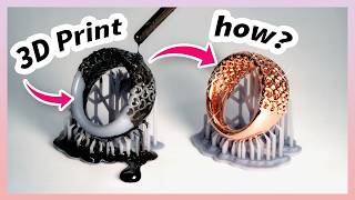 Electroplating 3D Printed Jewelry | FULL TUTORIAL