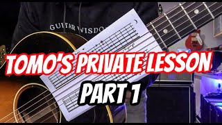 Private Guitar Lesson Homework PART ONE