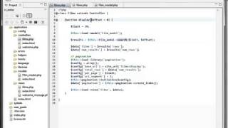 Codeigniter Day 16 Displaying and Sorting Tabular Data