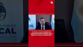 El fiscal aseguró en el JUICIO a CRISTINA KIRCHNER que “se QUEDÓ con el DINERO de los ARGENTINOS”