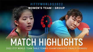 Highlights | Ivy Liao (CAN) vs Chang Li Sian Alice (MAS) | WT Grps | #ITTFWorlds2022