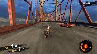 Motorstorm Apocalypse, dirt bike, Good Herb, un pont vers nulle part