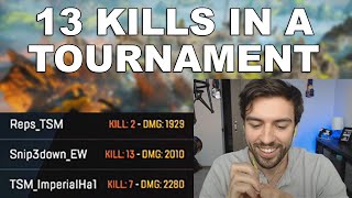 TSM Snip3down Gets 13 KILLS In A TOURNAMENT GAME