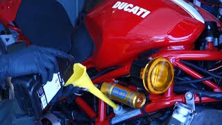 Ducati Monster S4R Coolant change