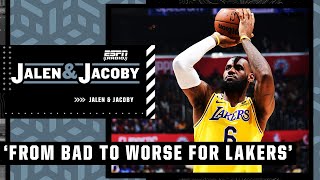 Things went from BAD to WORSE to TERRIBLE - David Jacoby on the Lakers | Jalen & Jacoby