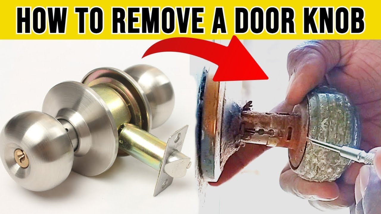 Door Knobs Without Visible Screws How To Remove In Two Minutes Youtube