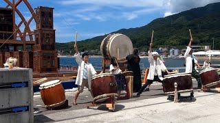 Traditional Japanese drums on Shodoshima